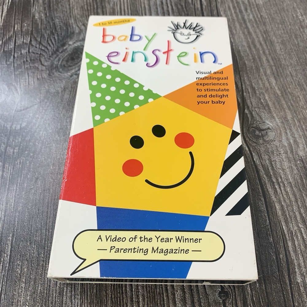 Baby Einstein: Language Nursery VHS Tape 2000 Ages‎ 1-18 Months Educational Film